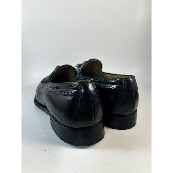 Johnston & Murphy Aristocrat Sz 9 Burgundy Leather Tassel Slip On Loafer Shoes main image 4